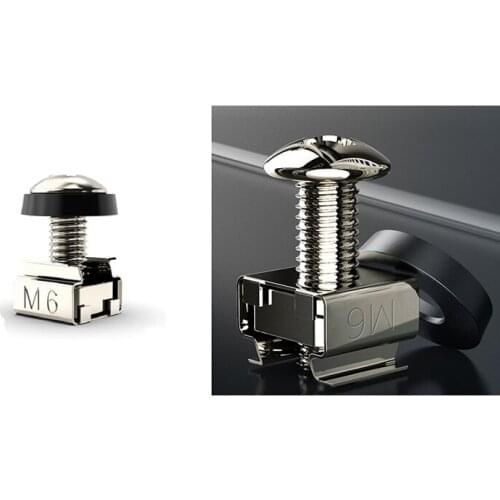 M6X16mm Rack Mount Cage Nuts, Screws and Washers for Rack Mount Server Cabinet, Rack Mount Server Shelves