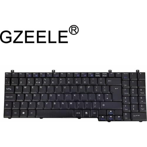 GZEELE NEW for Packard Bell EasyNote W1 W3 W5 W7 MP-03756GB-1211L Black QWERTY KEYBOARD UK layout MP-03756GB