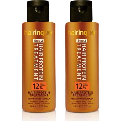 Hairinque12% Brazilian Keratin Conditioner Straighten hair repair damaged hair Care Set 100ml hair moisturizer hair products