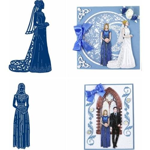 Bride Metal Cutting Dies DIY Card Album Making Scrapbooking Embossing Stencil Crafts Template New Dies 2019