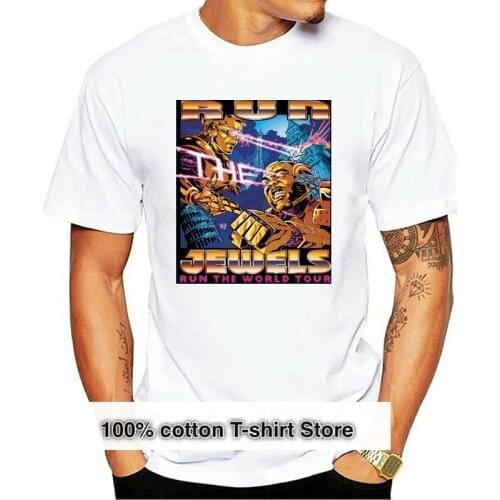 Run The Jewels Tour Run The World Concert T-Shirt Men Big Size S-XXXL