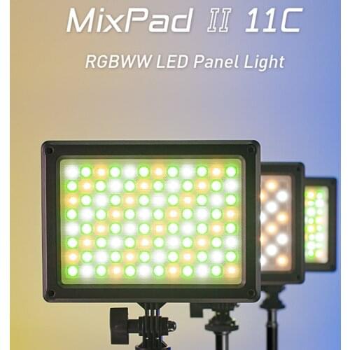 Nanlite Nanguang MixPad II 11C RGBWW LED Panel Light Photography Led Lamp 13W RGB 2700K-6500K Video Studio Shooting Light Panel
