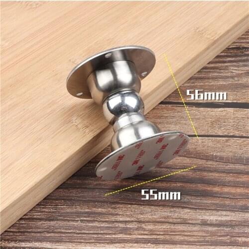 Stainless Steel No Punching Free Installation Easy Door Stopper