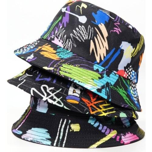 New Double Sided Bucket Hat Fishing Cap Hats for Women Men Sun Protection Cap Gorro Mujer Gorro Pescador Chapeu Cappello Caps