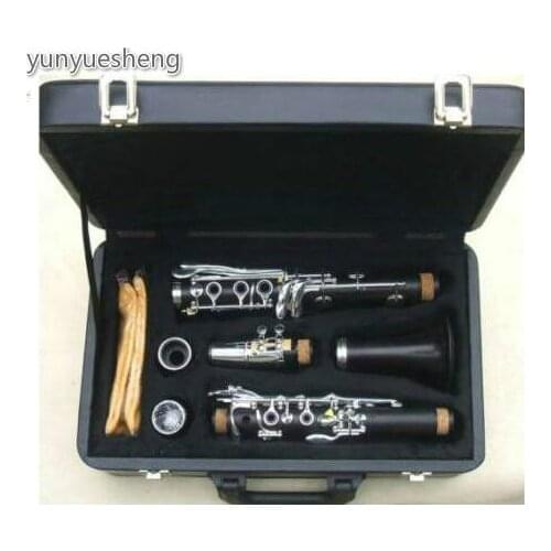 New ebony wood clarinet Bb Nice Material Tone mouthpiece set case etc
