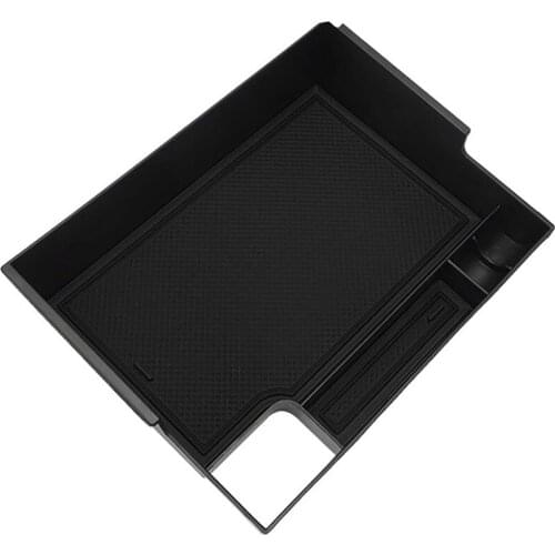 Center Console Organizer Tray for Ford Explorer 2020 2021 Accessories Glove Box Armrest Storage Box Pallet, Black