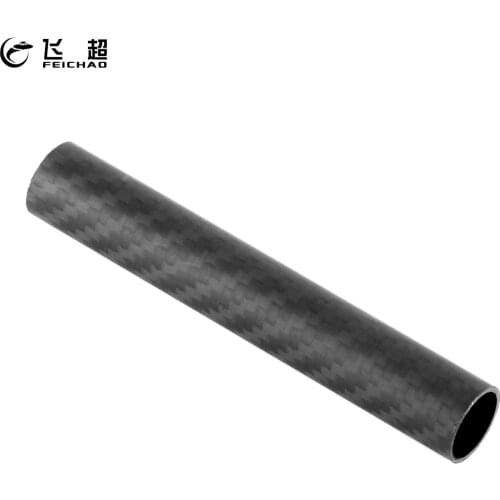 1PC FEICHAO Carbon Fiber Tube Diameter 16mm Length 100mm/150mm/185mm/245mm Optional for RC Model Airplane RC Drone Accessories