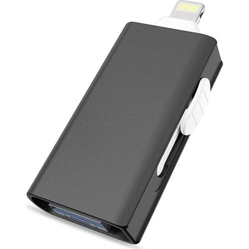 USB Memory Stick 128GB OTG USB Flash Drive For iPhone 64GB Pendrive HD Flash Disk For iOS iPad Android 32GB 256 GB Usb Flash 3.0