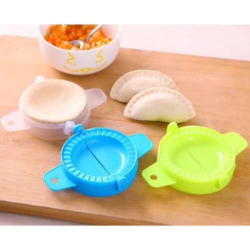 3pcs Plastic Mold Maker Fill Fold Press DIY Making Meat Pie Dumpling Moulds Food Kitchen Pastry Tools