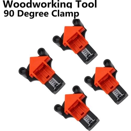 4PCS 90 Degree Right Angle Clamp Corner Mate Woodworking Hand DIY Fixture Clips Picture Frame Corner Clip Positioning Tools