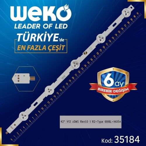 42 V13 CDMS REV1.0 R2-TYPE - 6916L-1405A - 41.5 CM 5 LED- (WK-487)