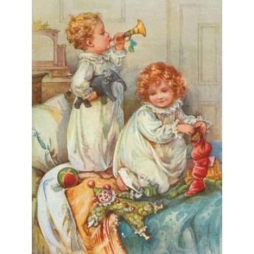 Diamond Embroidery Portrait Child Picture Rhinestones Full Square/Round 5d Diamond Painting Child Cross Stitch Mosaic Art GJ3240