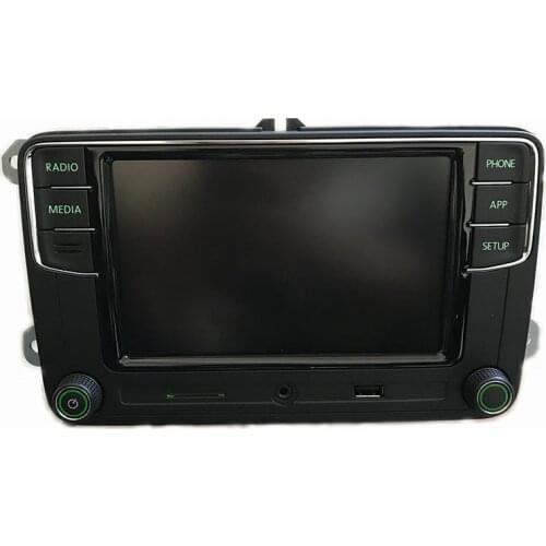 Car multimedia player, radio with English green 187B, rcd330 plus, Carplay, MIB 6.5, suitable for Octavia A5, Fabia 6rd