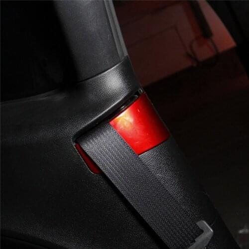 Seat Safety Belt Cover Shell Interior Seat Belt Decorative Cover for Dodge Challenger 2015-2020 Car Modification Part