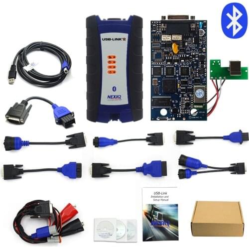 USB Link 2 Diesel Truck Diagnostic Tool NEXIQ2 USB Link with Bluetooth for Heavy Duty Truck Scanner Diagnosis