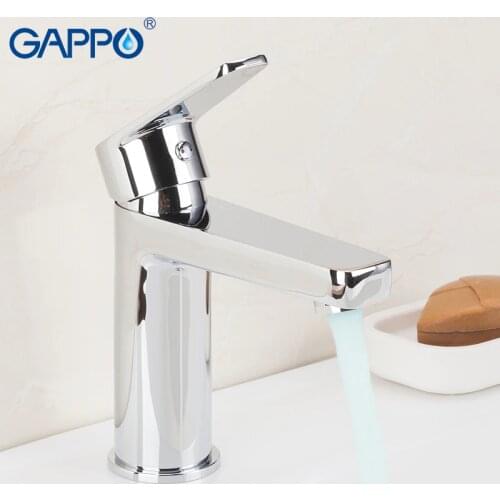 GAPPO Basin Faucet Mixer Chrome Bathroom Basin Mixer Tap Bathroom Taps Torneira Para Banheiro Basin Sink Faucet Hot Cold Faucet