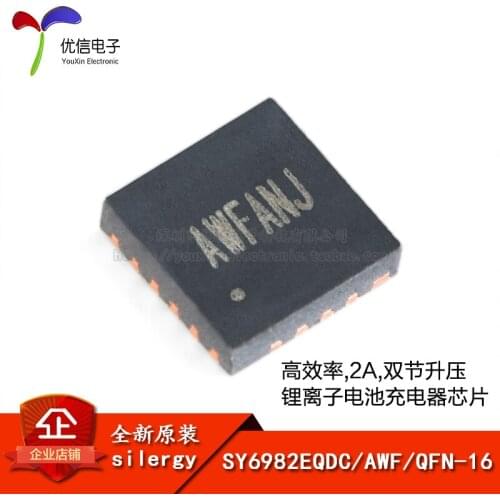 Kaiweikdic New imported original SY6982EQDC SY6982 Silkscreen AWF QFN-16 boost lithium ion battery charger IC