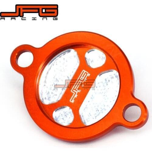 CNC Billet Oil Filter Cap Cover For KTM SX-F XC-F EXC-F XCF-W XCW EXC XCF SMR 250 350 400 450 505 530 Dirt Bike Motocross