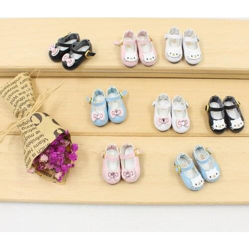 ICY DBS Blyth doll joint body shoes cat bow 2.5cm toy shoes