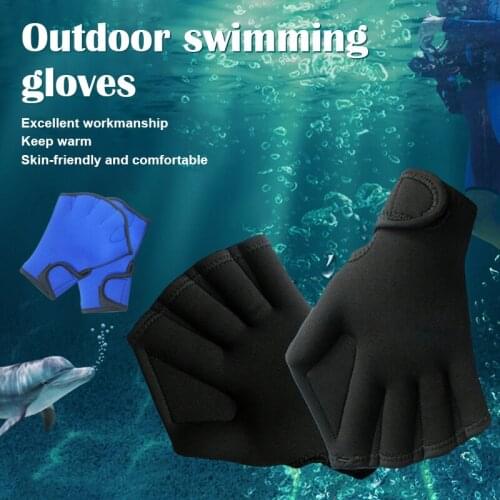 Hot Selling Frog Swim Gloves Swimming Fitness Training Webbed Flippers Paddle with Adjustable Strap for Men Women Adult