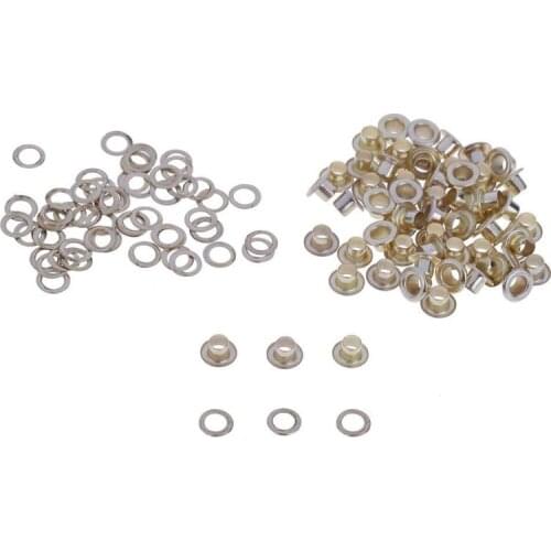 100pcs Clothes Shoes Scrapbook Eyelets Round Inner Hole 4/5/6/8mm Metal eyelets For Scrapbooking Garment Eyelets Apparel