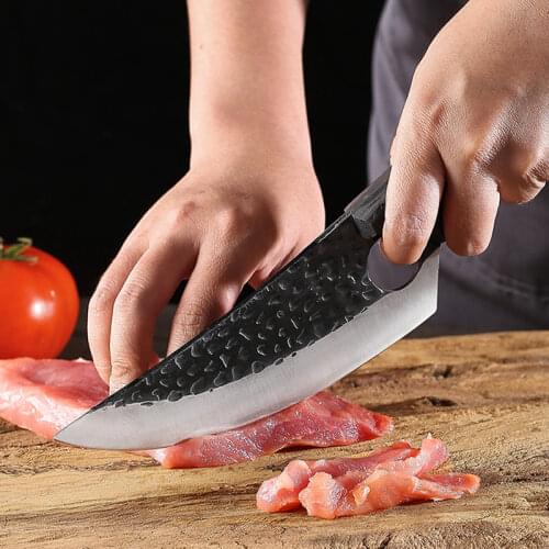 New Boning Knife Cleaver Knifes Handmade Butcher Knife Forged steel Serbian Chef Knife 5.5" Stainless Steel Kitchen Knife