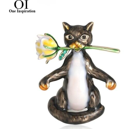 OneInspiration Brooches With Cats For Clothes
