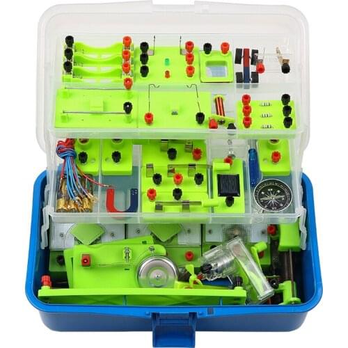Full set of Junior high school physics experiment equipment Electrical experiment box teaching equipment no battery