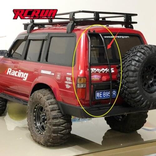 Rc Crawler Toys Car Body Shell Decoration Metal Rear Ladder Model For 1/10 Scale Remote Control Land Cruiser LC80 Part Accessory