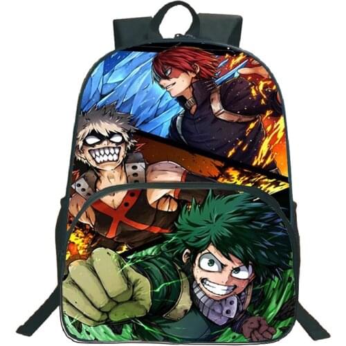 Boku No Hero Academia Backpack Hiking Bags Anime School Bag Children teens laptop Knapsack Girl Boy Unisex Rucksack school gifts