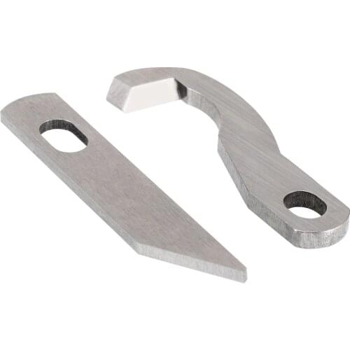 2pcs Overlock Upper Lower Angle Serger Blade Cutter For Brother 929D 1034D XB0563001 X77683001 Mayitr Sewing Machine Accessories