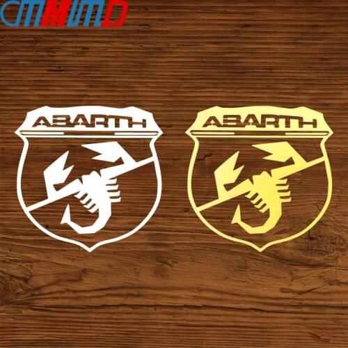 Car Styling 3D Metal Italy Abarth Scorpion nickel Car Stickers Badge Emblem Decal Sticker For Fiat Viaggio Abarth Punto 124 125