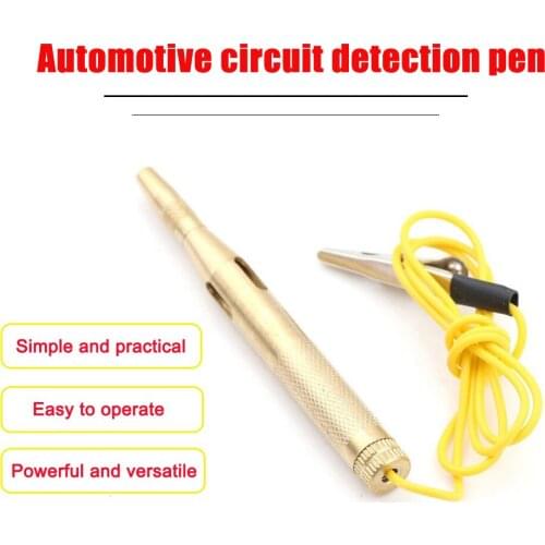 6-24V DC Pure Copper Circuit Tester, Automotive Voltage Test, Pen Light Tester, Diagnostic Tool For Starting The Lighting System