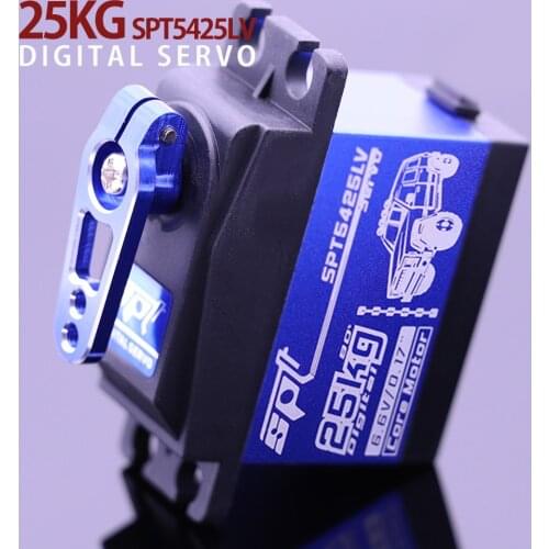 1 /2/ 4PCS SPT 5425lv 25KG Large Torque Digital Coreless Servo Aluminium Metal Gears For RC Airplane Car Helicopter Part boat