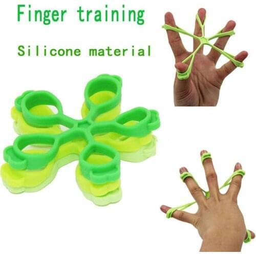 1Set Of Silicone Finger Grip Training Device Palm Sensitive Strength Wrist Exercise Rehabilitation Piano novice Training