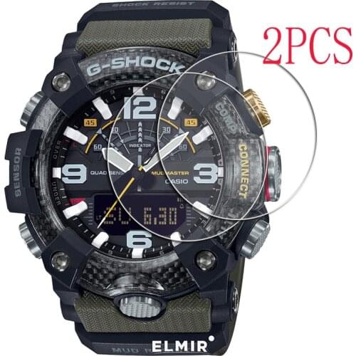 2Pcs For Tempered Glass Screen Protector For Casio G-SHOCK GG-B100 Protective