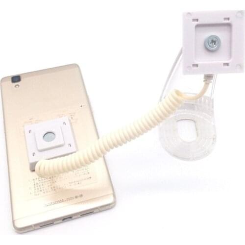 30 Pcs/Lot) Glassy Plastic Retractable Positioning Tether Sticker Fixed Retail Shop Simple Dummy Phone Display Holder