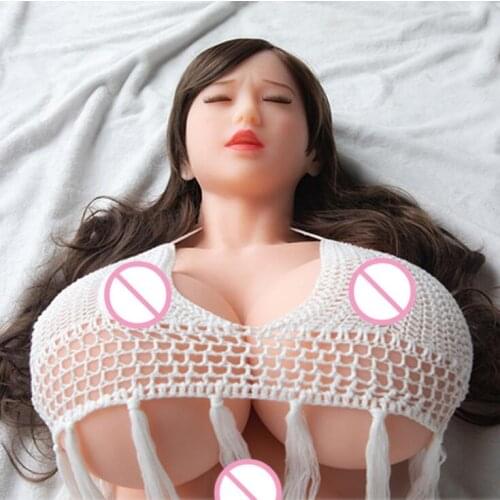 66*38*20cm Half body female mannequin body solid silicone doll simulation breast male masturbation device adult product sex D330