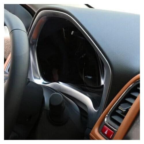 ABS INSTRUMENT PANEL CHROME COVER TRIM BEZEL MOLDING SURROUND HRV DASH ACCESSORIES FIT FOR HONDA VEZEL HRV HR-V 2014 TO 2019