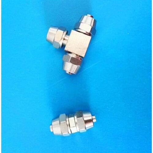Stainless Steel Aquarium Co2 Air Connector Valve High Pressure DIY CO2 System Aqauirum Accessories For Fish Tank Water Plant