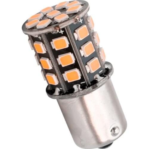 10pcs PY21W 7507 BAU15S RY10W 1156PY 150 Degree 33 LED 2835 SMD Auto Rear Turn Signal Tail Lamp Car Lights Source Amber Qrange