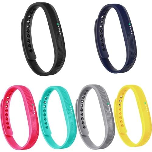 Baaletc For Fitbit Flex 2 Band 6 Colors Soft Silicone Band Wrist Strap For Fibit Flex 2 Bracelet Accessories Small Large