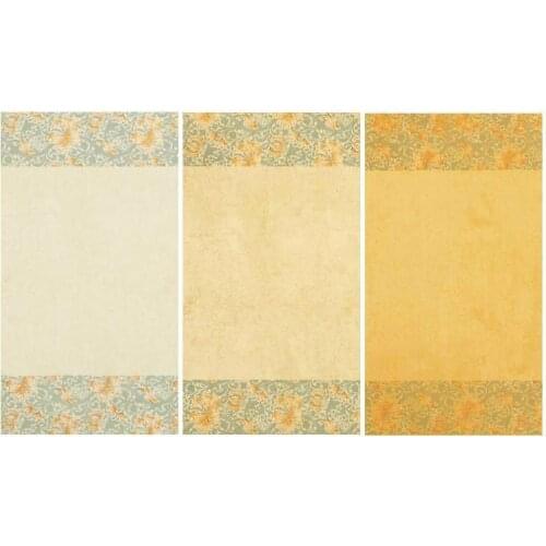 Batik Rice Paper Colorful Half Ripe Calligraphy Paper 20sheets Retro Chinese Calligraphy Painting Paper Kalligrafie Rijstpapier