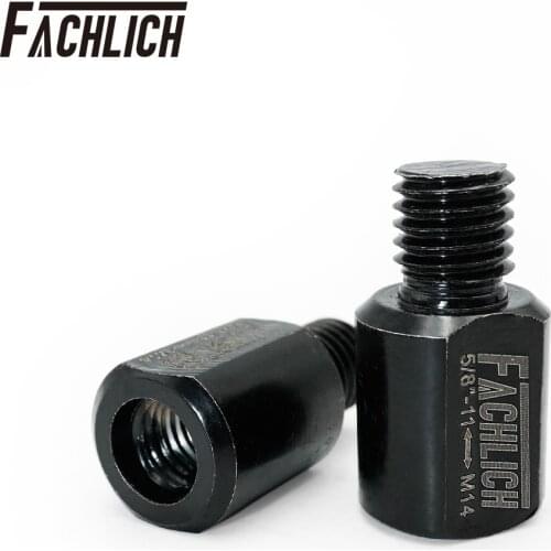 Fachlich 2pcs Converter Diamond core bits adapter Grinding wheel adapter Different Thread Connection for 5/8"-11 to M14 thread