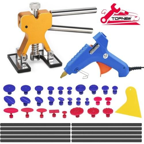 Car Body Paintless Repair Removal Tools Automotive Door Ding Dent Silde Hammer Glue Puller Repair Starter Set Kits for Car