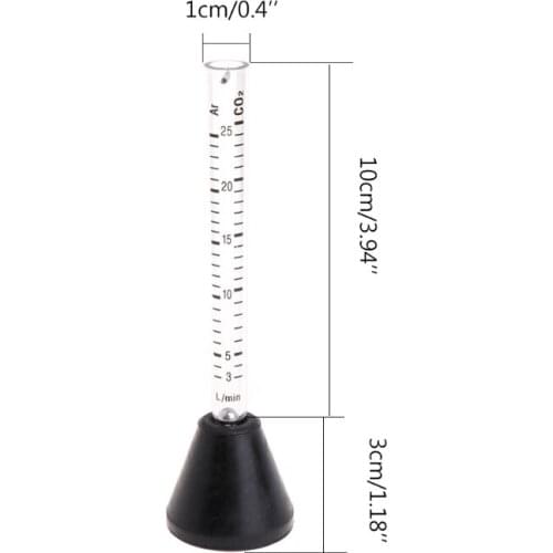New Argon Co2 Gas Flow Meter Peashooter Scale Tester Measure For Mig Tig Welder Welding