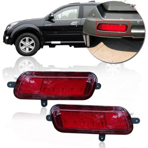 Kamshing 2PCS For Great Wall Haval Hover CUV H3 Rear Bumper LED Fog Light Brake Light Fog Lamp Tail Light Warning Lamp
