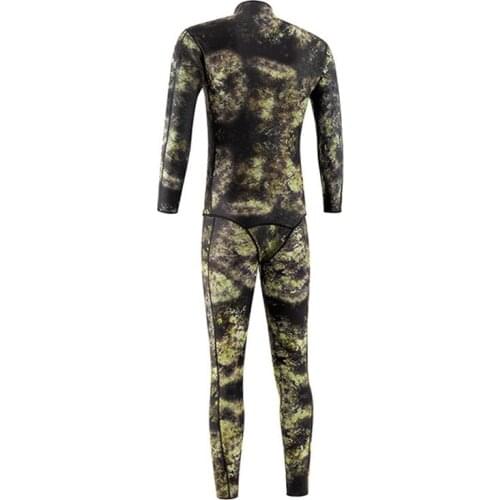 Diving suit mens professional deep diving warm clothing cold-proof 3~5MM split free snorkeling fishing and hunting clothing