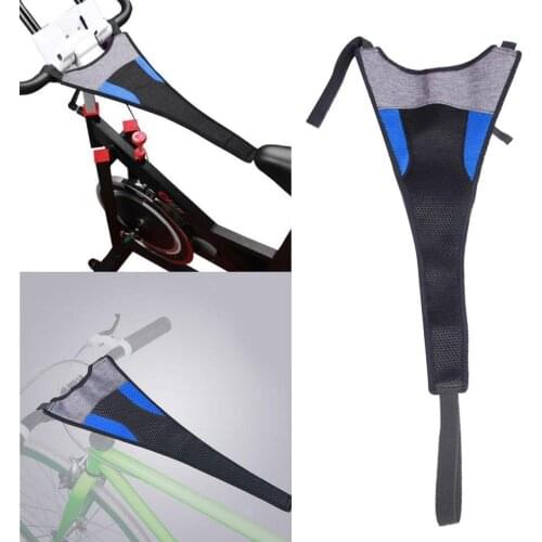Indoor MTB Bike Trainer Frame Bicycle Sweat Cover Guard Net Catcher Absorbs Sweat Strap Protection Turbo Trainer Belt Elastic