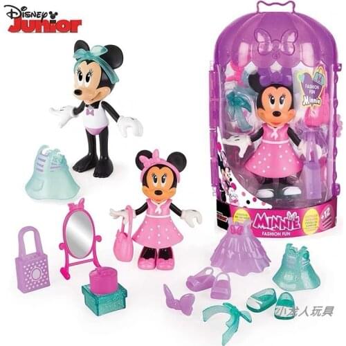Disney Mickey Girl Play House Dress Up Doll Scene Children Toys Birthday Present